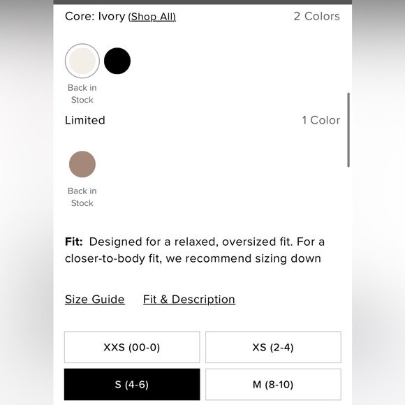 ALO Wool Cashmere V-Neck Sweater - Ivory - Picture 5 of 6